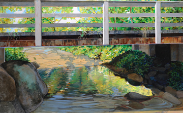 Ramah Creek Bridge by Elizabeth Bradford at Les Yeux du Monde Art Gallery
